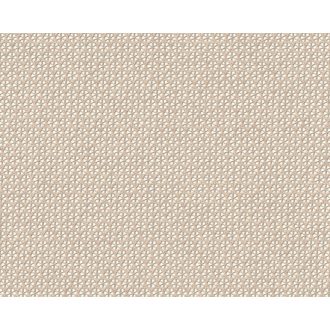   Kis hatszög - csillag motívum krém bézs és barna tónus tapéta