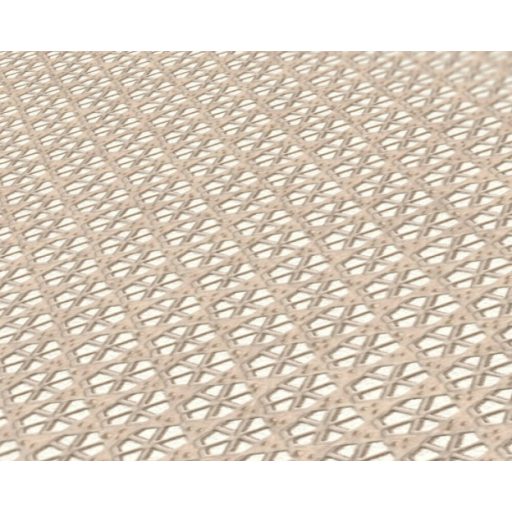 Kis hatszög - csillag motívum krém bézs és barna tónus tapéta