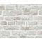 Természetes téglafal már a fenntarthatóság jegyében fehér szürke bézs és barna tónus tapéta