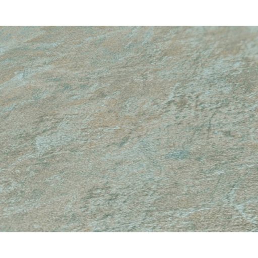Kopott beton/vakolat hatású minta zöld türkiz és kék tónus tapéta