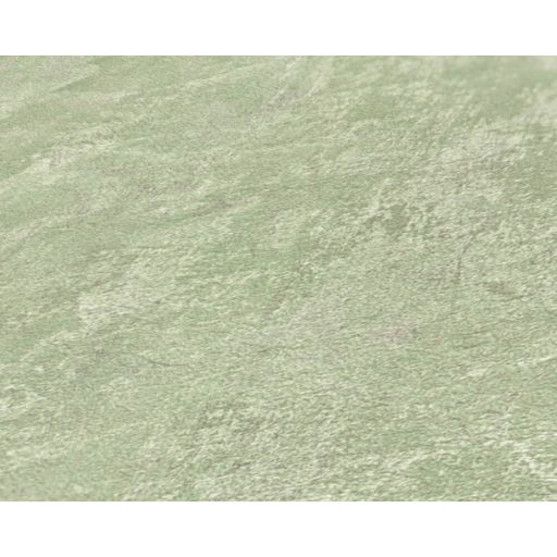 Kopott beton/vakolat hatású minta friss zöld és krémfehér tónus tapéta