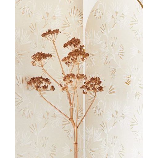 Eijffinger ENSO 386540 natur botanikus virágos fémes bézs törtfehér arany tapéta