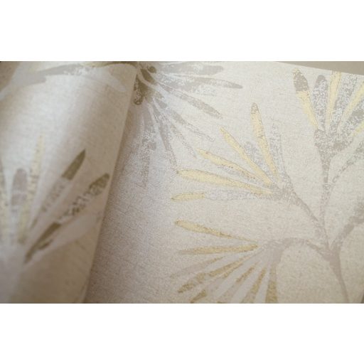 Eijffinger ENSO 386540 natur botanikus virágos fémes bézs törtfehér arany tapéta