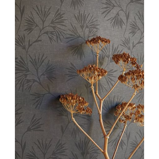 Eijffinger ENSO 386551 natur botanikus virágos fémes fekete antracit tapéta