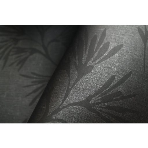 Eijffinger ENSO 386551 natur botanikus virágos fémes fekete antracit tapéta