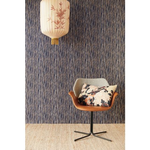 Eijffinger ENSO 386572  modern natur pontok-csillogó esőzuhany sötétbarna fémes arany és rézszín tapéta