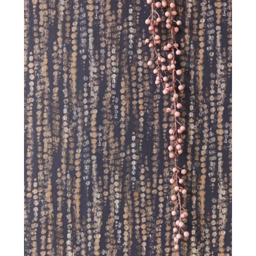 Eijffinger ENSO 386572  modern natur pontok-csillogó esőzuhany sötétbarna fémes arany és rézszín tapéta