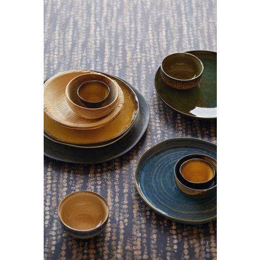 Eijffinger ENSO 386572  modern natur pontok-csillogó esőzuhany sötétbarna fémes arany és rézszín tapéta