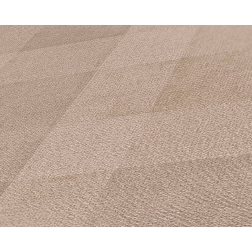 Rusztikus stílusú kockás minta textil háttéren barna és szürkésbarna tónus tapéta