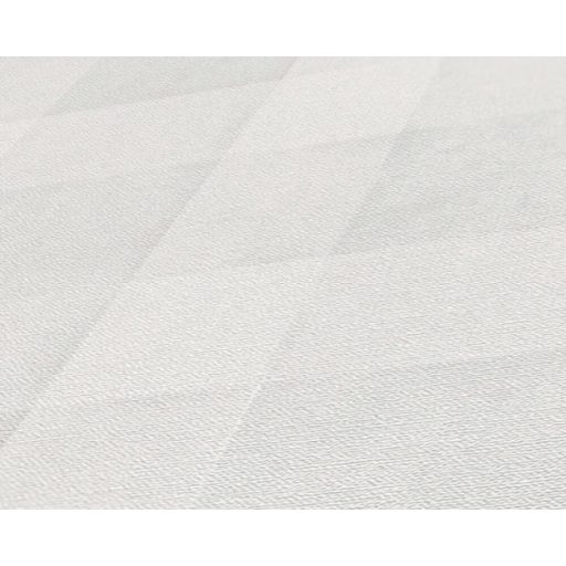 Rusztikus stílusú kockás minta textil háttéren törtfehér világosszürke és szürke tónus tapéta