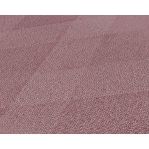 Rusztikus stílusú kockás minta textil háttéren mályva árnyalatok tapéta