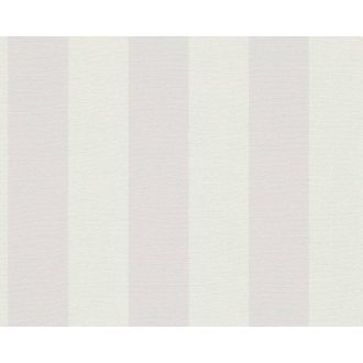   Skandináv stílusú blokkcsíkos minta textil háttéren törtfehér és szürke tónus tapéta