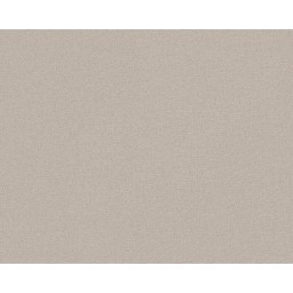   Fenntartható és természetes textil struktúrájú egyszínű minta barna tónus tapéta