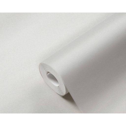 Fenntartható és természetes textil struktúrájú egyszínű minta világosszürke tónus tapéta