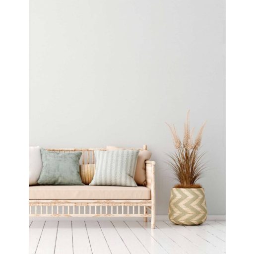 Fenntartható és természetes textil struktúrájú egyszínű minta világosszürke tónus tapéta