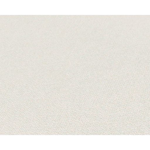 Fenntartható és természetes textil struktúrájú egyszínű minta törtfehér tónus tapéta