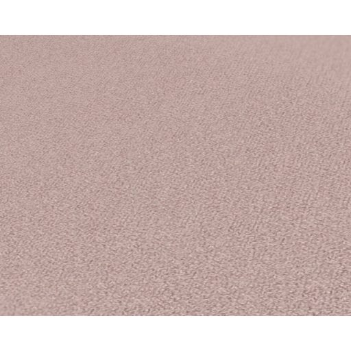 Fenntartható és természetes textil struktúrájú egyszínű minta matt rózsaszín/bézses rózsaszín tónus tapéta