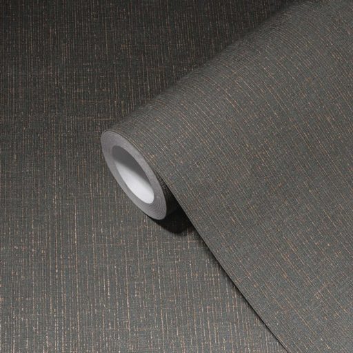 Struktur design bronz vonalakkal (szálakkal) sötétszürke és szürkésbarna tónusok enyhe fény tapéta
