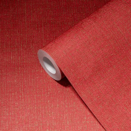 Struktur design arany vonalakkal (szálakkal) piros tónus enyhe fény tapéta