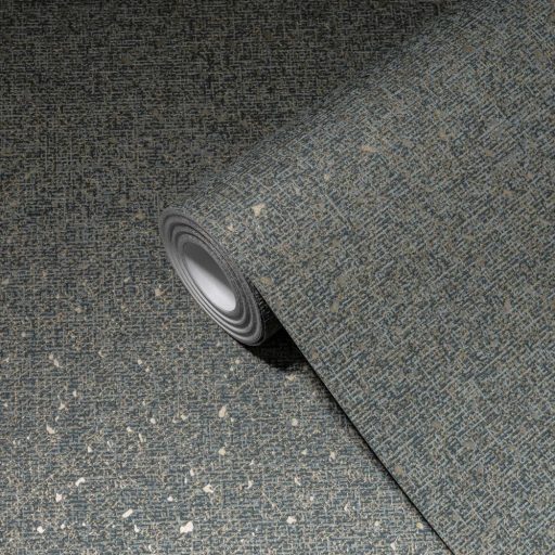 Melírozott strukturált minta arany pigmentekkel szürke és sötétszürke tónusok enyhe fény tapéta