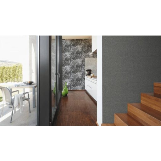 Melírozott strukturált minta arany pigmentekkel szürke és sötétszürke tónusok enyhe fény tapéta