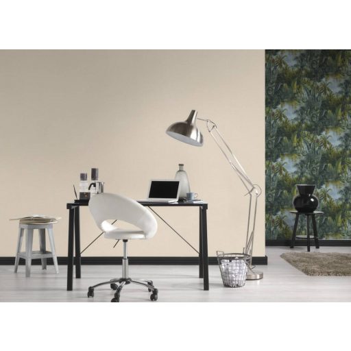 Egyszínű textil design krém/világosbézs tónus tapéta