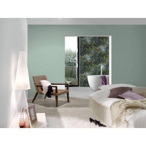 Egyszínű textil design zöld/szürkészöld tónus tapéta