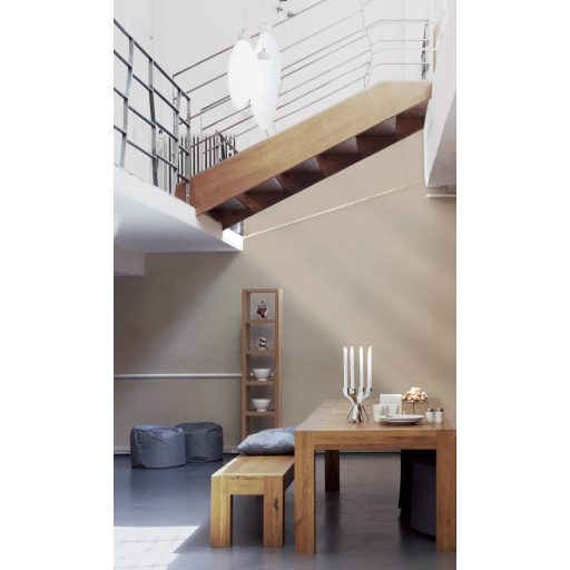 Textilhatású strukturált egyszínű minta szürkésbézs tónus tapéta