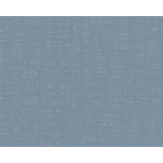  Finom textilstruktúrájú egyszínű minta kék tónus tapéta