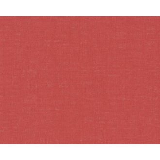   Finom textilstruktúrájú egyszínű minta piros tónus tapéta