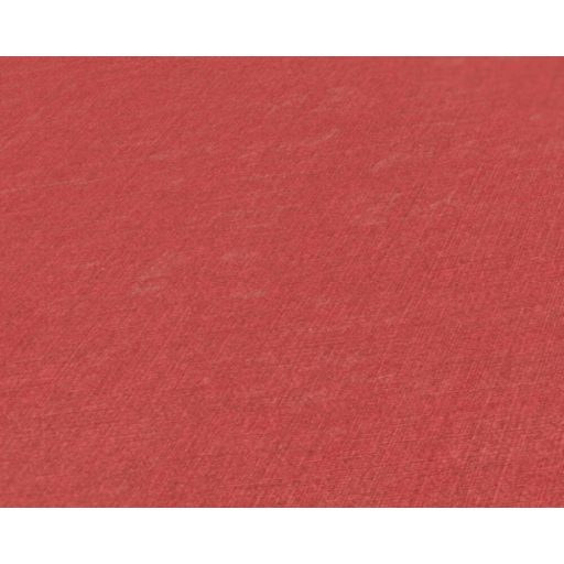 Finom textilstruktúrájú egyszínű minta piros tónus tapéta