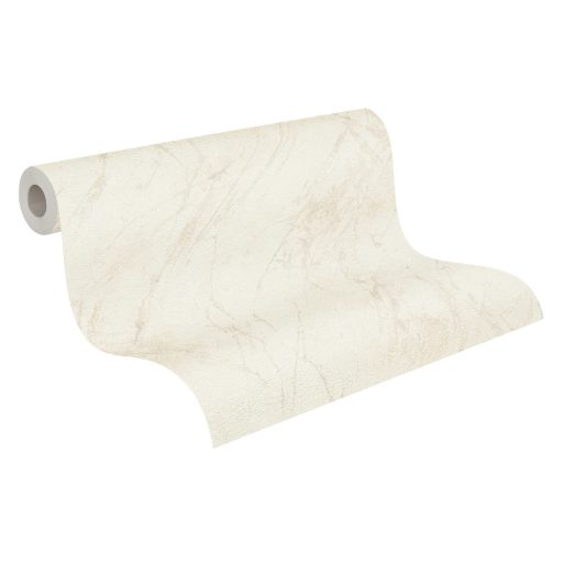 Művészi megjelenésű valósághű márványmintázat törtfehér és szürke tónusok finom fény tapéta