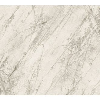   Művészi megjelenésű valósághű márványmintázat világosszürke és szürke tónusok finom fény tapéta