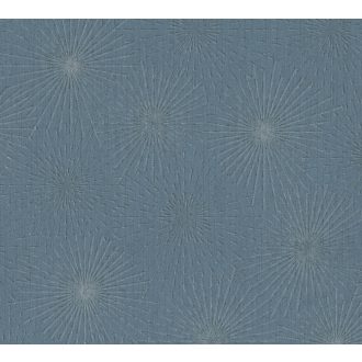   Valóságos tüzijáték - csillagokra emlékeztető absztrakt körminta kék ezüst finom mintafény tapéta