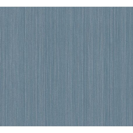Textil hatású struktúrált finom vonalminta kék tónus ezüst finom mintafény tapéta