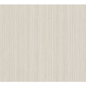   Textil hatású struktúrált finom vonalminta krémszürke és szürke tónus finom mintafény tapéta