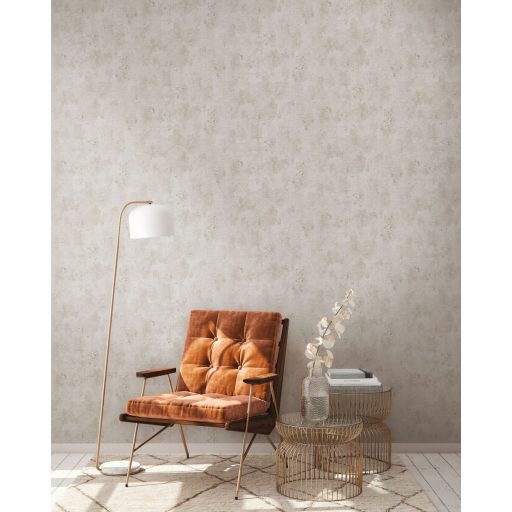 Konkrét beton megjelenítés strukturált minta szürke és bézs tónusok tapéta