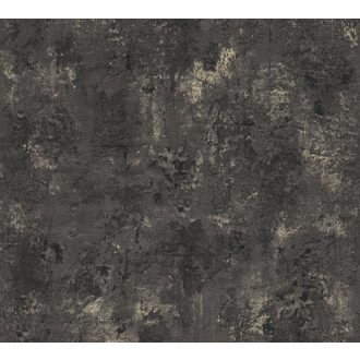   Konkrét beton megjelenítés strukturált minta sötétszürke és antracit tónusok fénylő bézsarany tapéta