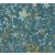 Réti vadvirágok harmonikus kompozíciója petrol kék zöld és aranysárga tónusok tapéta