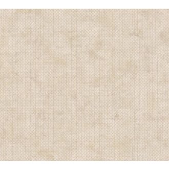   Apró rombuszok grafikus mintája bézs és világosbarna tónusok arany enyhe mintafény tapéta