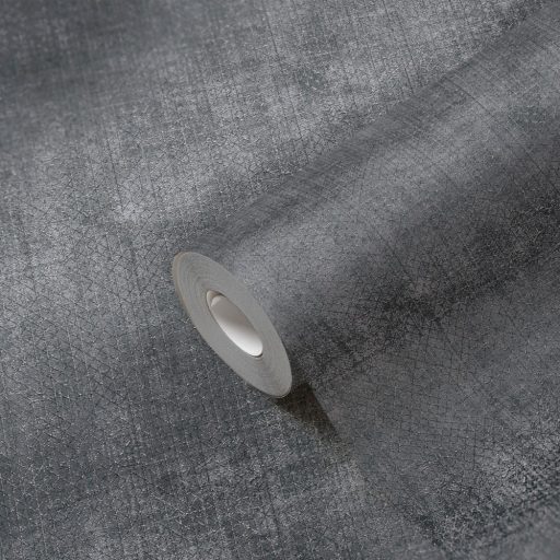 Apró rombuszok grafikus mintája szürke és sötétszürke tónusok ezüst enyhe mintafény tapéta