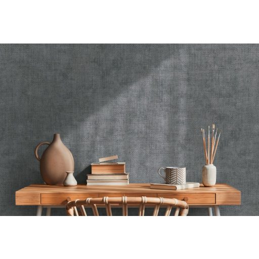 Apró rombuszok grafikus mintája szürke és sötétszürke tónusok ezüst enyhe mintafény tapéta