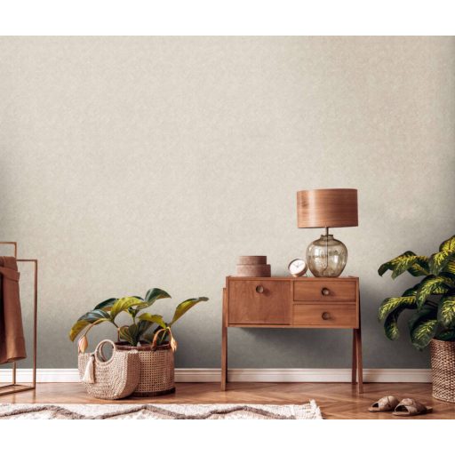 Intuitív és intenzív - Bécs által inspirált - grafikus design bézs szürkésbézs és fémes ezüst mintarajzolat tapéta