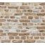 Autentikus kopott téglafal bézs barna szürke fehér és szürkéskék tónusok tapéta