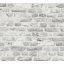 Autentikus kopott téglafal fehér világosszürke és szürke tónusok tapéta