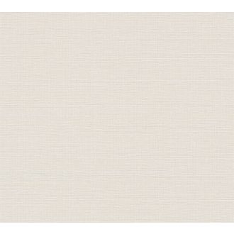   Természetes hatású textil struktúrájú minta krémszürke/világosszürke tónus tapéta