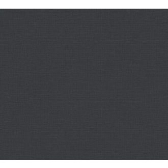  Természetes hatású textil struktúrájú minta antracit/fekete tónus tapéta