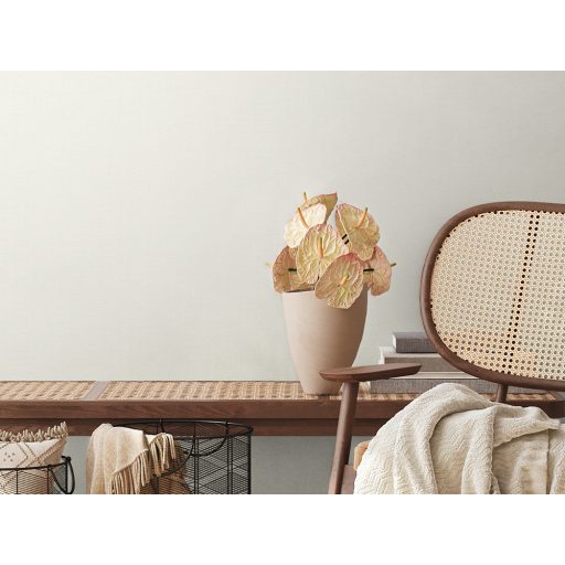 Finom textilhatású egyszínű struturált minta fehér/törtfehér tónus tapéta