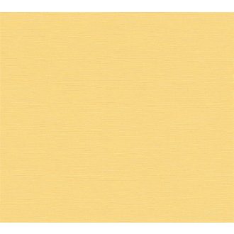   Finom textilhatású egyszínű struturált minta sárga/vaníliasárga tónus tapéta