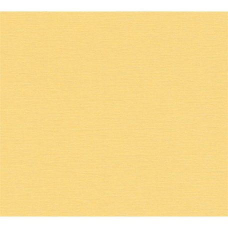 Finom textilhatású egyszínű struturált minta sárga/vaníliasárga tónus tapéta